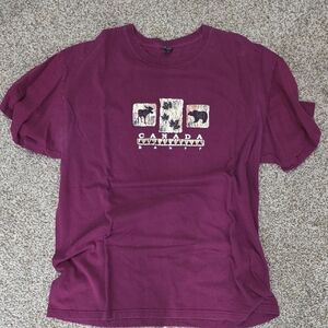 Canada Graphic Kids T-Shirt - Maroon